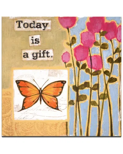 Ready2hangart Happy Thoughts I Wrapped Canvas Wall Art By Norman Wyatt In Multi