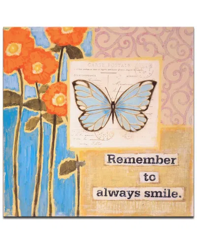 Ready2hangart Happy Thoughts Ii Wrapped Canvas Wall Art By Norman Wyatt In Multi