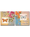 Ready2hangart Happy Thoughts I/ii 2pc Wrapped Canvas Wall Art By Norman Wyatt