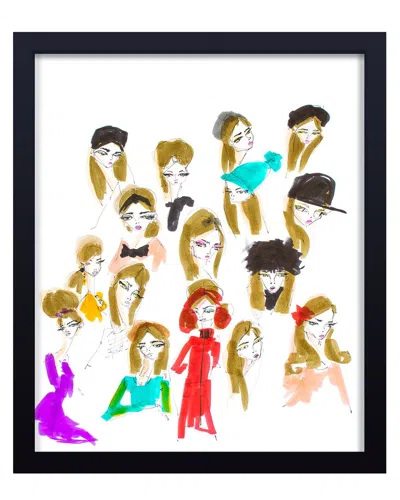 Ready2hangart Hats And Hair Framed Print Wall Art In Multi