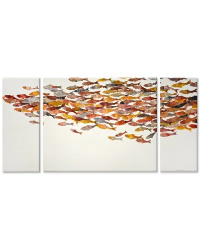 Ready2hangart Heatwave Wrapped Canvas Wall Art By Norman Wyatt In White