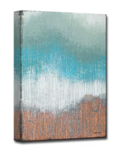 Ready2hangart Heron Point Ii Wrapped Canvas Wall Art In Blue