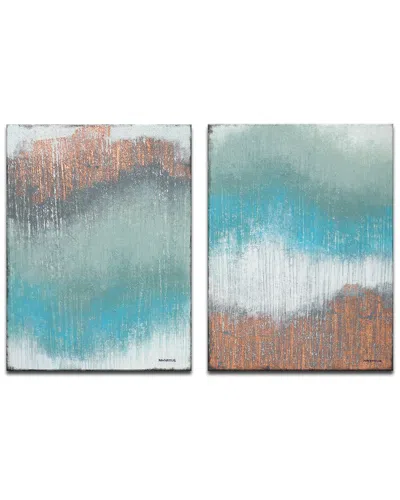 Ready2hangart Heron Point I/ii Wrapped Canvas Wall Art By Norman Wyatt