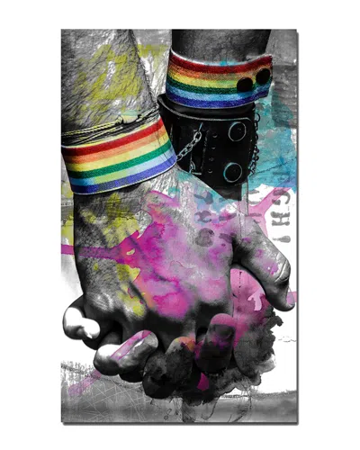 Ready2hangart Hold Hands Wrapped Canvas Wall Art By Tristan Scott