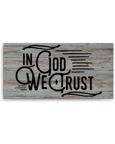 Ready2hangart In God We Trust Wrapped Canvas Wall Art By Olivia Rose In Multi