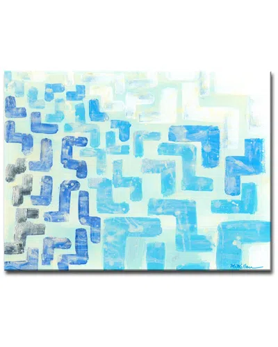 Ready2hangart In Harmony Wrapped Canvas Wall Art By Leslie Owens In Blue