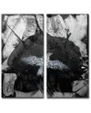 Ready2hangart Inkd V Wrapped Canvas Wall Art By Tristan Scott