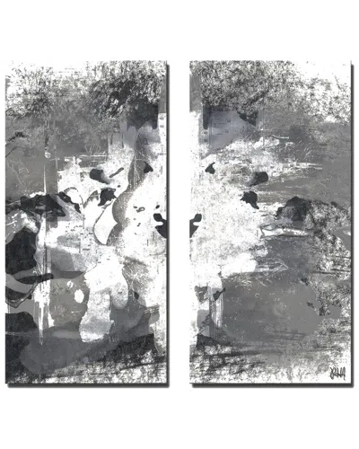 Ready2hangart Inkd Xii Wrapped Canvas Wall Art By Tristan Scott In Multi