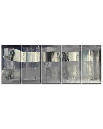 Ready2hangart Inkd Xliii Wrapped Canvas Wall Art In Gray