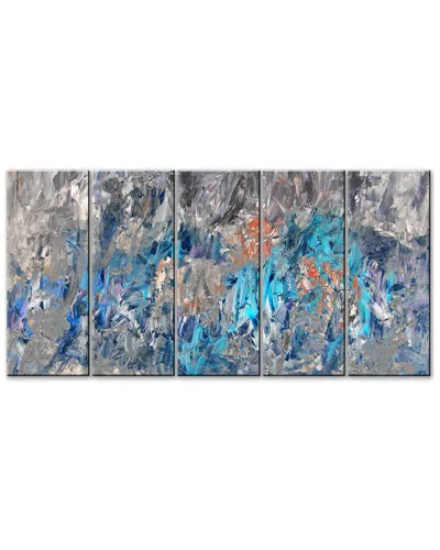 Ready2hangart Inkd Xlvii Wrapped Canvas Wall Art In Multi