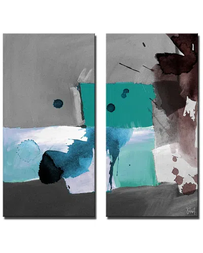 Ready2hangart Inkd Xvi Wrapped Canvas Wall Art By Tristan Scott In Multi