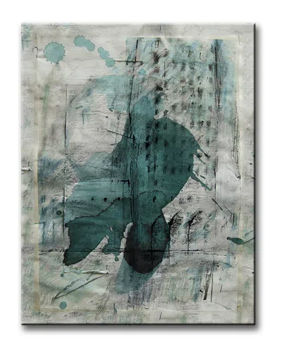 Ready2hangart Inkd Xxviii Wrapped Canvas Wall Art By Tristan Scott In Green
