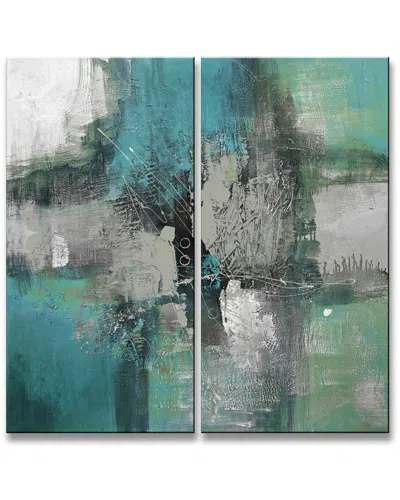 Ready2hangart Inkd Xxxii Wrapped Canvas Wall Art