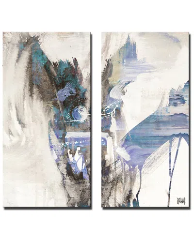 Ready2hangart Inkd Xxxvi Wrapped Canvas Wall Art By Tristan Scott In Multi