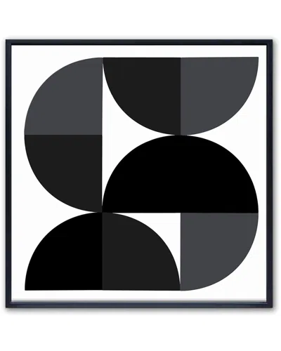 Ready2hangart Ink.letter.love X Framed Canvas Wall Art By Corey Morrow In Black