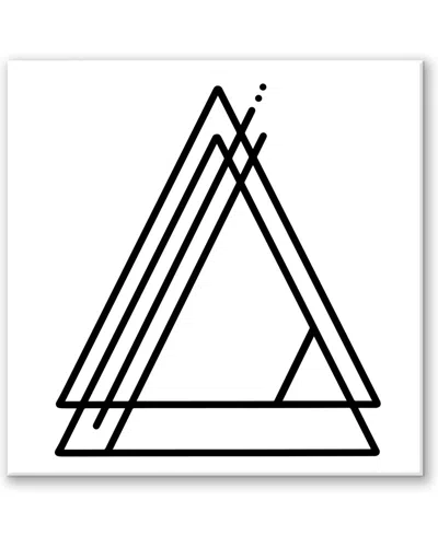 Ready2hangart Ink.letter.love Xiii Wrapped Canvas Wall Art By Corey Morrow In White