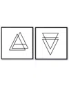 Ready2hangart Ink.letter.love Xv & Xvi Framed Canvas Wall Art By Corey Morrow