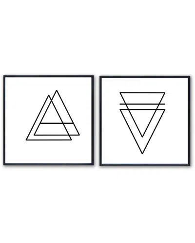 Ready2hangart Ink.letter.love Xv & Xvi Framed Canvas Wall Art By Corey Morrow