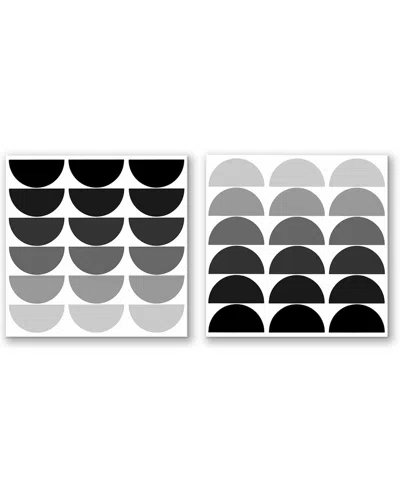 Ready2hangart Ink.letter.love Xvii Wrapped Canvas Wall Art By Corey Morrow In Black