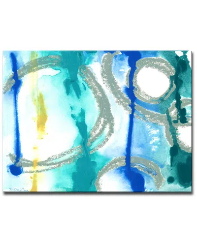 Ready2hangart Intensity Wrapped Canvas Wall Art By Leslie Owens In Blue