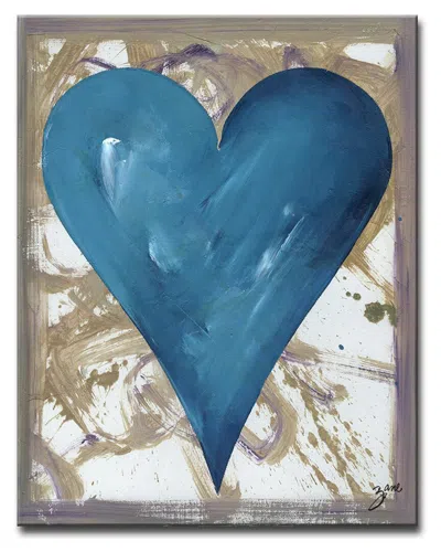 Ready2hangart Irvin Wrapped Canvas Wall Art By Salvatore Principe In Blue