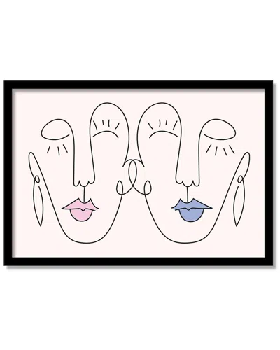 Ready2hangart Joie Contour Ii Framed Print Wall Art By Chichi Decor In Multi