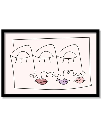 Ready2hangart Joie Contour Iii Framed Print Wall Art By Chichi Decor In Multi