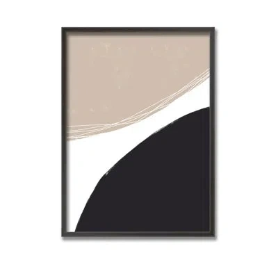 Ready2hangart Joyful Harmony By Uplusmestudio - Picture Frame Print On Wood In Black;beige