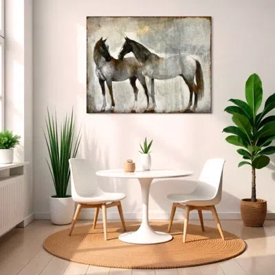 Ready2hangart Kindred By Norman Wyatt Jr. - Floater Frame Painting