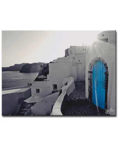 Ready2hangart Lady In White Wrapped Canvas Wall Art By Joelle Joy In Gray