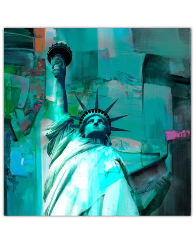 Ready2hangart Lady Liberty Wrapped Canvas Wall Art By Tristan Scott