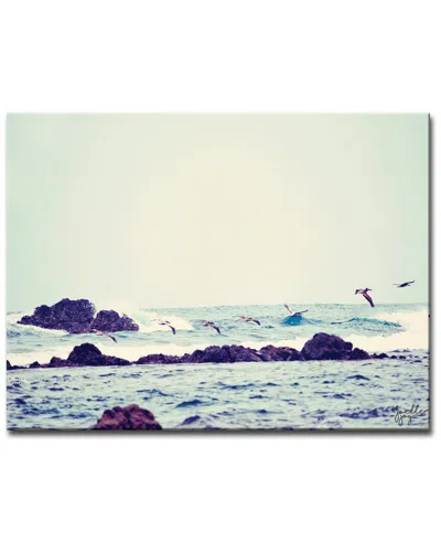 Ready2hangart Learning To Fly Wrapped Canvas Wall Art By Joelle Joy In Blue