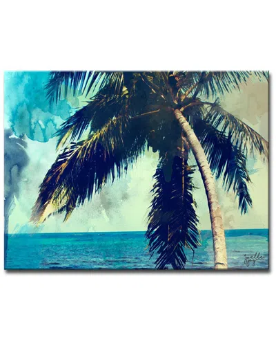 Ready2hangart Let Love Rule Wrapped Canvas Wall Art By Joelle Joy In Blue