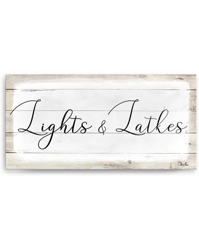 Ready2hangart Lights & Latkes Ii Canvas Wall Art By Olivia Rose