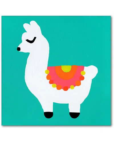 Ready2hangart Llama Wrapped Canvas Wall Art By Lisa Kaw