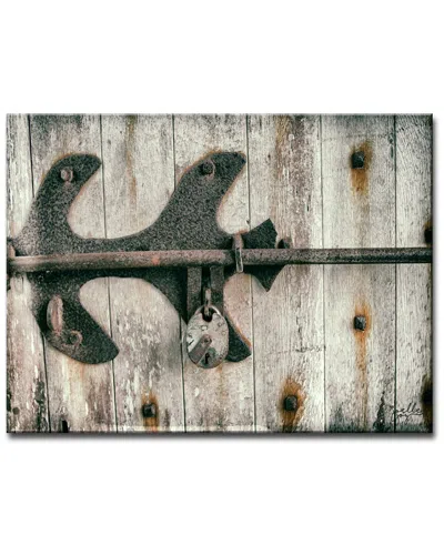 Ready2hangart Lock And Key Wrapped Canvas Wall Art By Joelle Joy In Gray