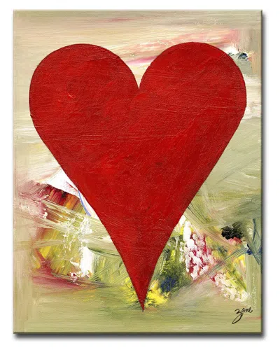 Ready2hangart Madrid Wrapped Canvas Wall Art By Salvatore Principe In Red