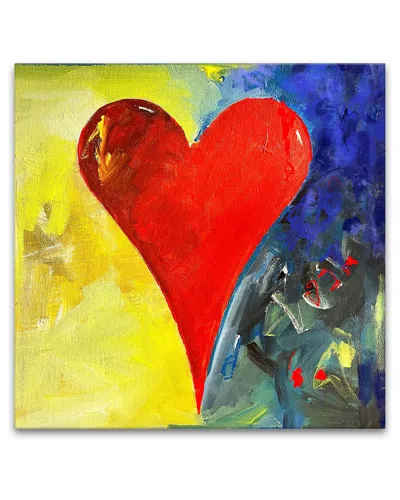 Ready2hangart Manolo Wrapped Canvas Wall Art By Salvatore Principe In Red