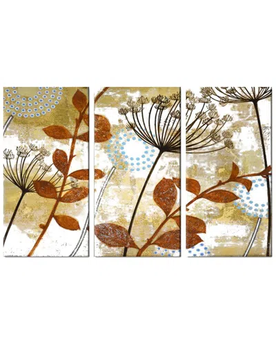 Ready2hangart Meadow Melody Iv/v/vi 3pc Wrapped Canvas Wall Art By Norman Wyatt