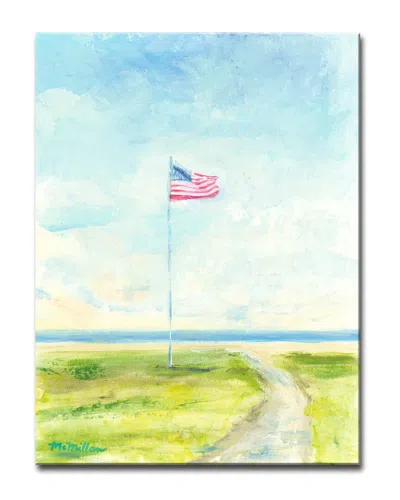 Ready2hangart Meet You At The Flag Wrapped Canvas Wall Art By Leslie Owens In Multi