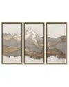 Ready2hangart Metallic Landscape Triptych By Alma Wall Art
