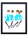 Ready2hangart Mod Models Framed Print Wall Art