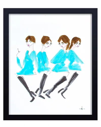 Ready2hangart Mod Models Framed Print Wall Art