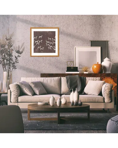 Ready2hangart Modern Ensemble: Sleek Hound Soirže By Chici Džcor Wall Art In Brown