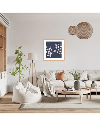 Ready2hangart Modern Ensemble: Swan Serenade By Chici Džcor Wall Art In Multi