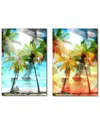 Ready2hangart Modern Paradise 2piece Wrapped Canvas Wall Art Set