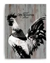 Ready2hangart Mr. Rooster Wrapped Canvas Wall Art By Olivia Rose