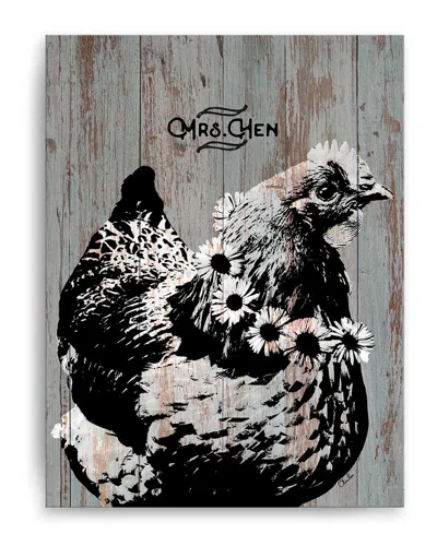 Ready2hangart Mrs. Hen Wrapped Canvas Wall Art By Olivia Rose