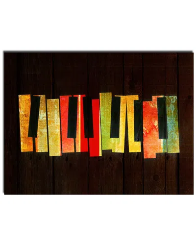 Ready2hangart Muzik Wrapped Canvas Wall Art In Multi