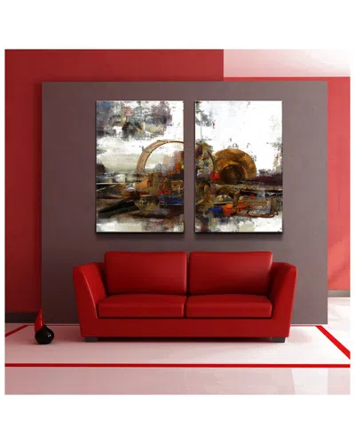 Ready2hangart Muzik Xix Wrapped Canvas Wall Art By Tristan Scott In Multi